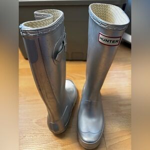 Silver Hunter Kids Rain Boots